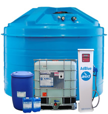 AdBlue containers, IBC's, pumps